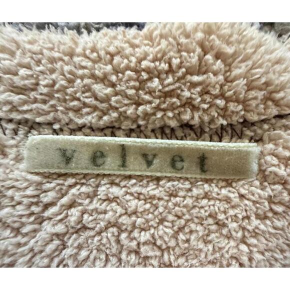 Velvet by Graham & Spencer Brown Faux Suede Sherpa Jacket – Women’s L - Picture 2 of 6